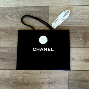 Authentic Chanel Gift Bag with Ribbon (Medium)